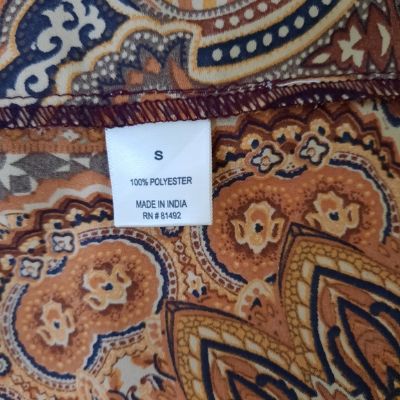 Tantrums India paisley boho kimono cardigan small NWOT *H - Picture 5 of 5